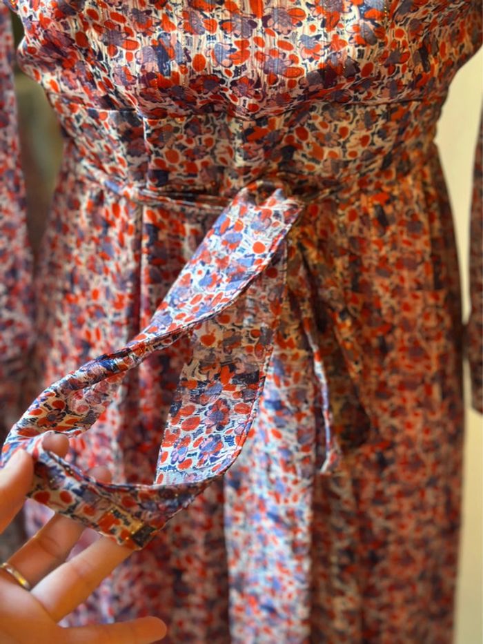 Robe longue fleurie multicolore Opullence Paris taille S - photo numéro 8