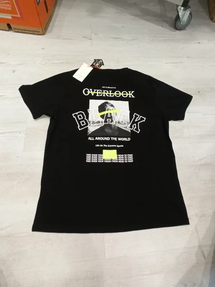 Tee shirt noir homme xxl