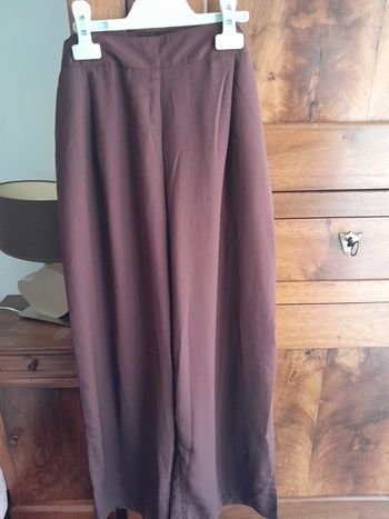 Pantalon fluide marron