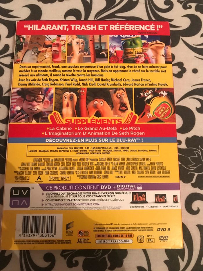 Dvd Sausage Party - photo numéro 2