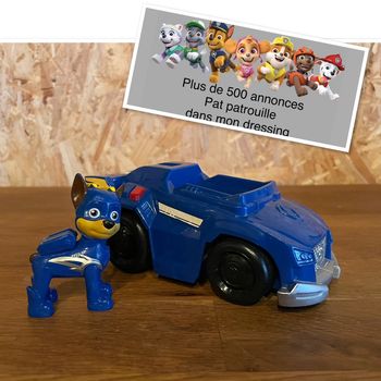 Idée cadeau 🎁 Figurine Chase et son véhicule de la Pat Patrouille
