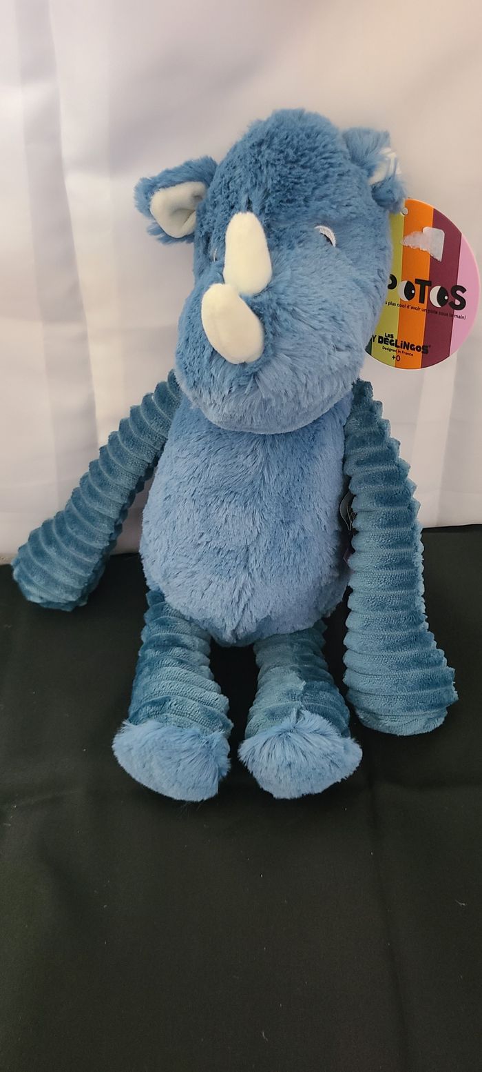 Peluche Rhinocéros Deglingo - photo numéro 5