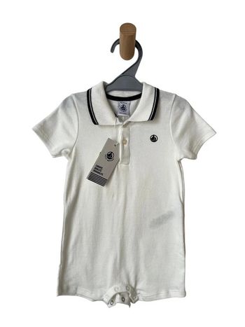(NEUF) Combishort avec col polo - Petit Bateau 6 mois (67cm)