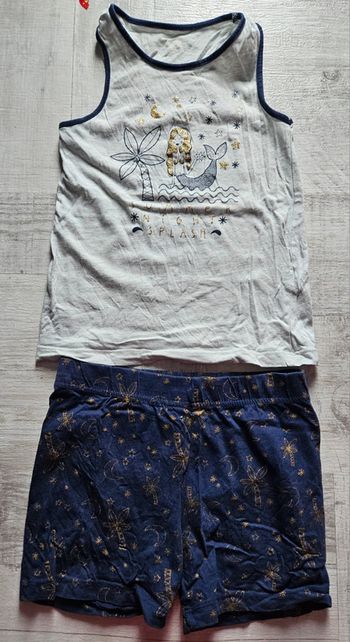 Pyjama short sirène 8 ans
