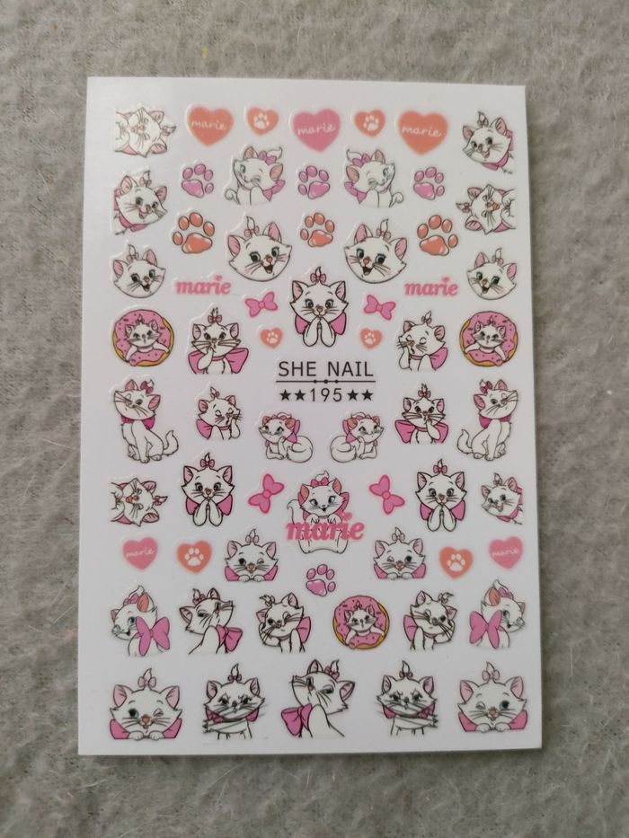 Stickers ongle marie 195