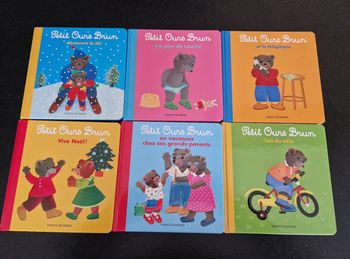Lot de 6 livres petit ours brun