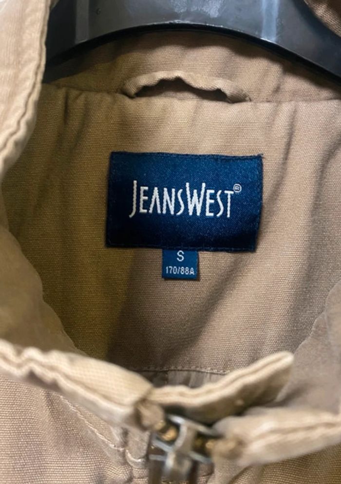 Manteau beige JeansWest taille S/M entre aisselles 60 cm - photo numéro 6