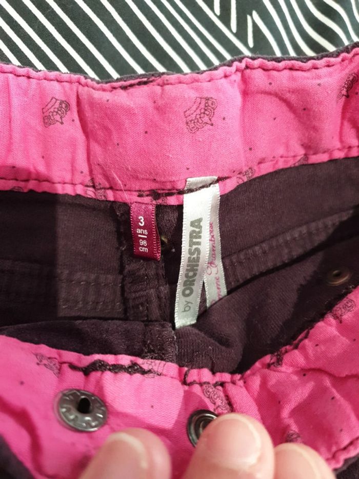 Short en velours 3 ans - photo numéro 3