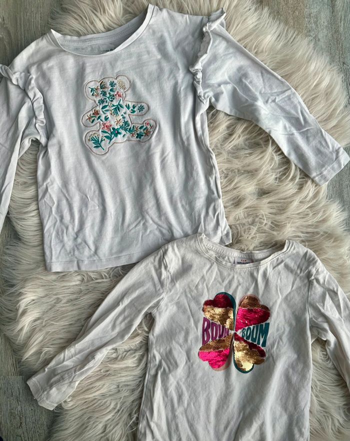 Lot de tee shirt fille 5 ans