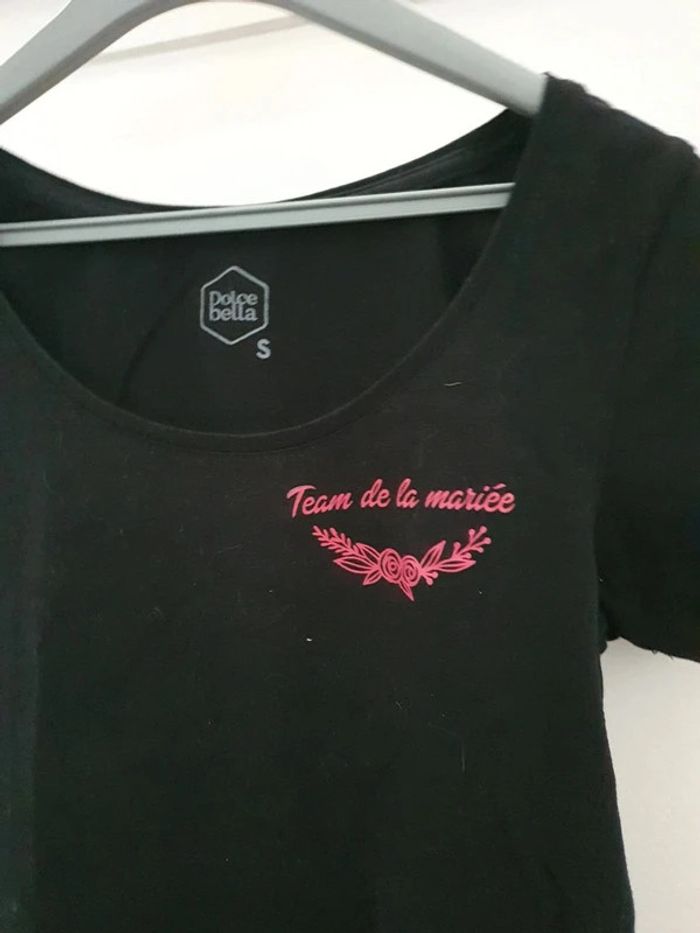 T-shirt "Team de la Mariée" - Taille S