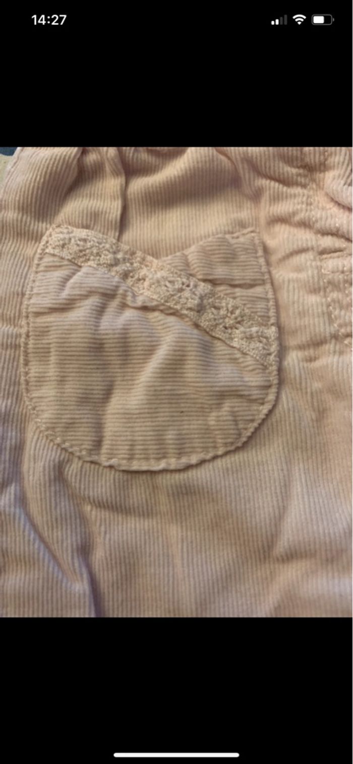 Pantalons velours pour bébé fille - photo numéro 3