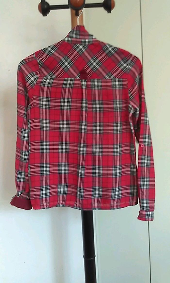 Chemise rouge quadrillée - photo numéro 4