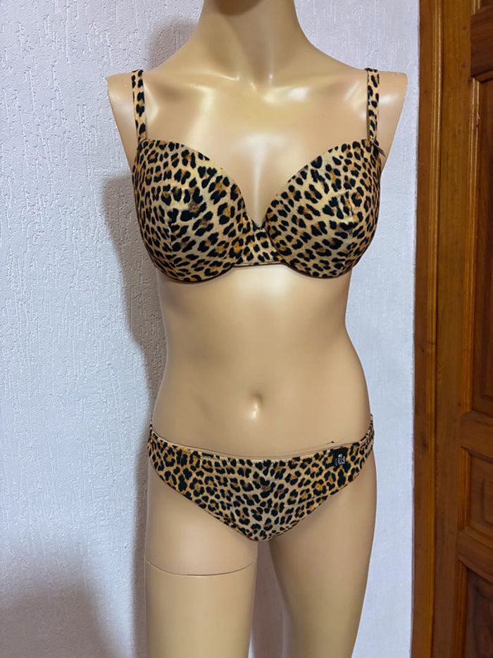 Bikini 2 pièces léopard 🐆 etam - neuf - photo numéro 2