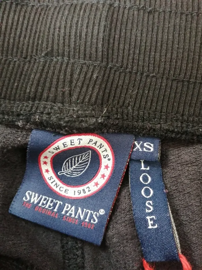 Pantalon jogging gris coupe loose à motifs léopard noir avec poches et lien  / sweet pants / (XS) - photo numéro 11