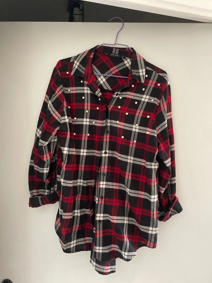 Chemise Zara carreaux