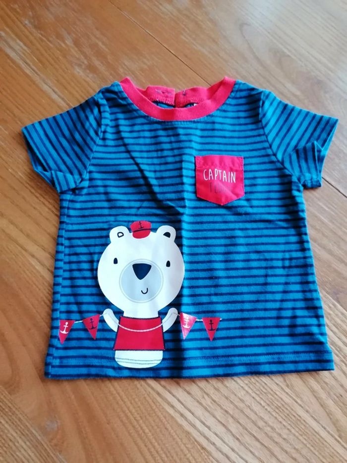 Ensemble short / tshirt nounours 12 mois - photo numéro 4