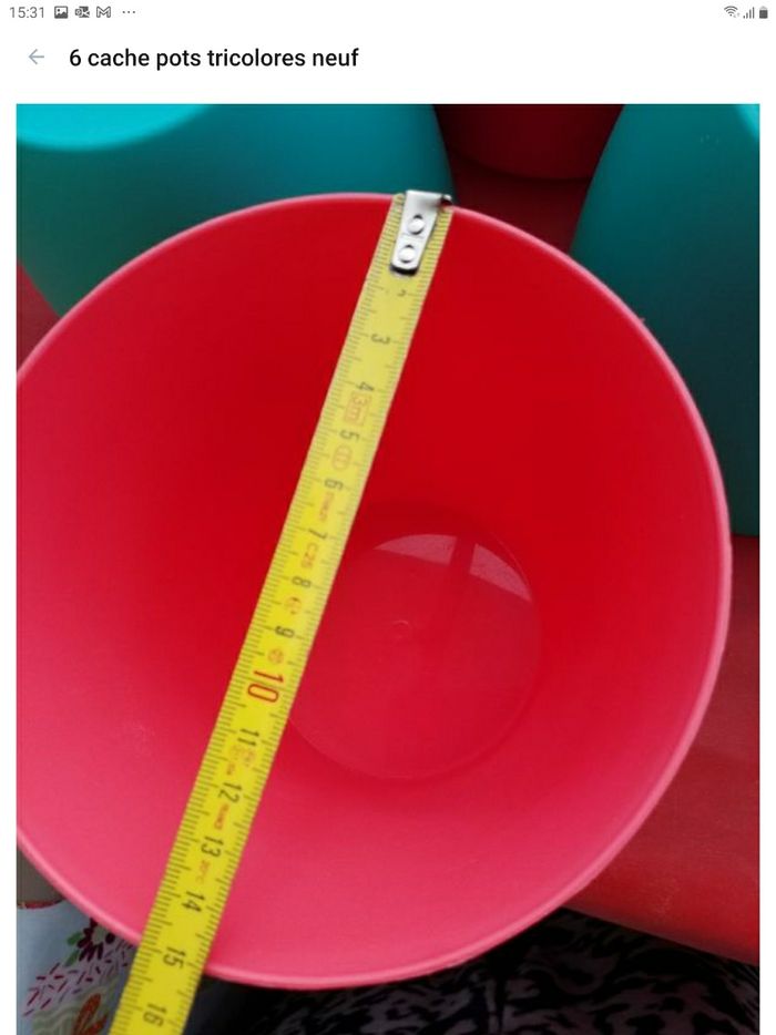 Lot de 6 cache pots  neuf - photo numéro 4