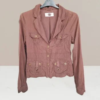 Superbe veste coupe vent marron - Star Maniak - Taille 42