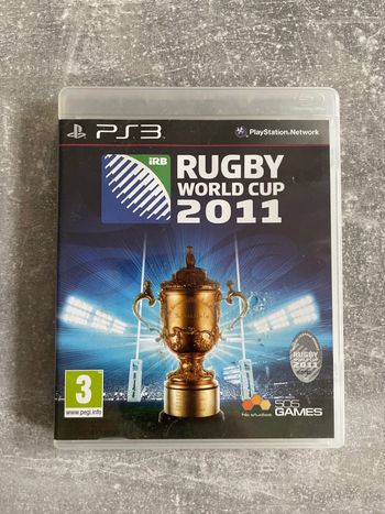 Jeu pour Sony PS3, Rugby world cup 2011 en français.