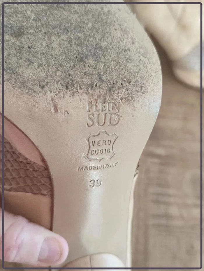 Bottines tout cuir de marque Plein Sud bon état pointure 39 - photo numéro 6