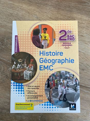 manuel d’histoire géo 2nd bac pro