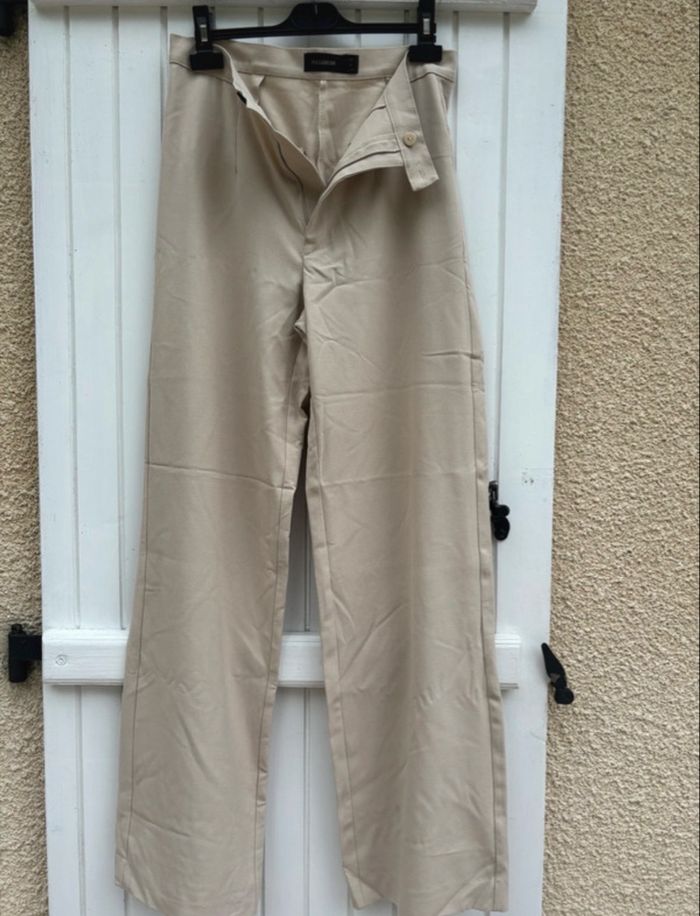 Pantalon large beige - photo numéro 2
