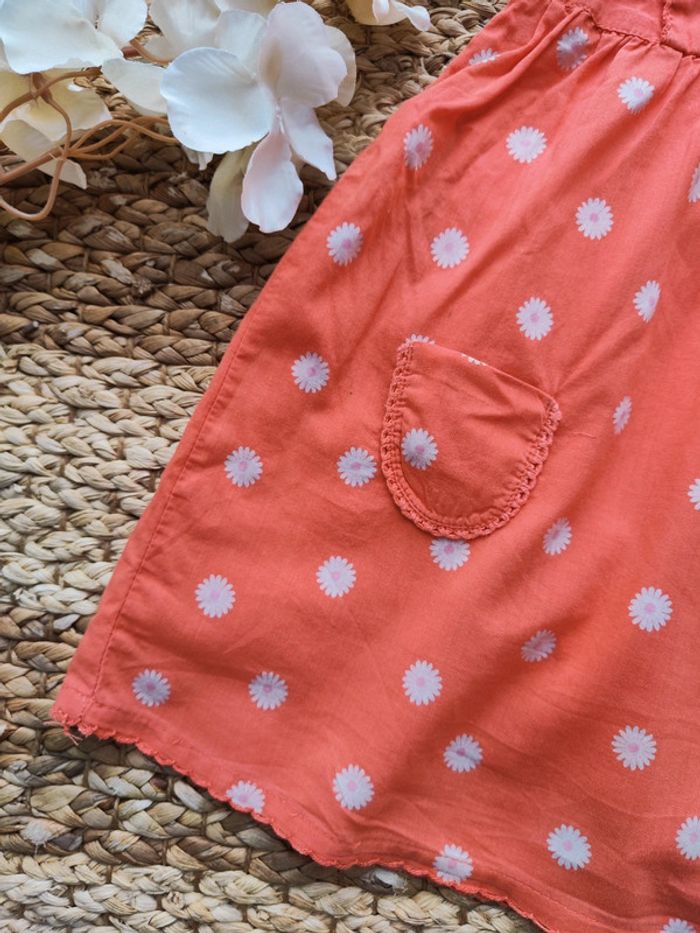 Robe à fleurs sans manche 18 mois avec body intégré - photo numéro 3