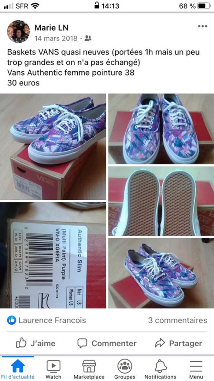 Vans femme 38 - photo numéro 3