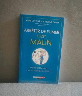 Livre arrêter de fumer c'est malin