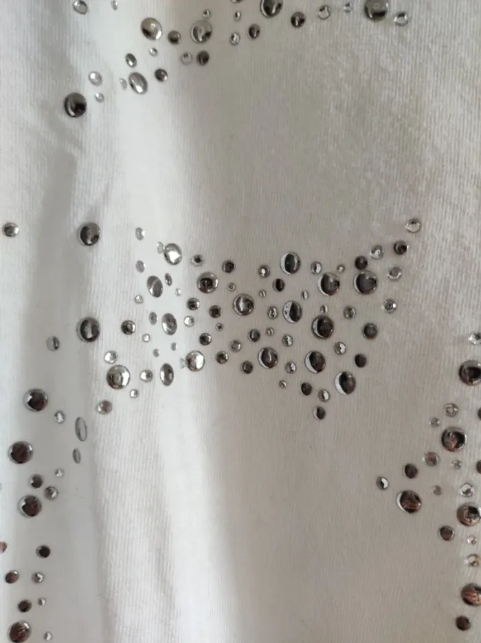 Top blanc le temps des cerises strass - photo numéro 4