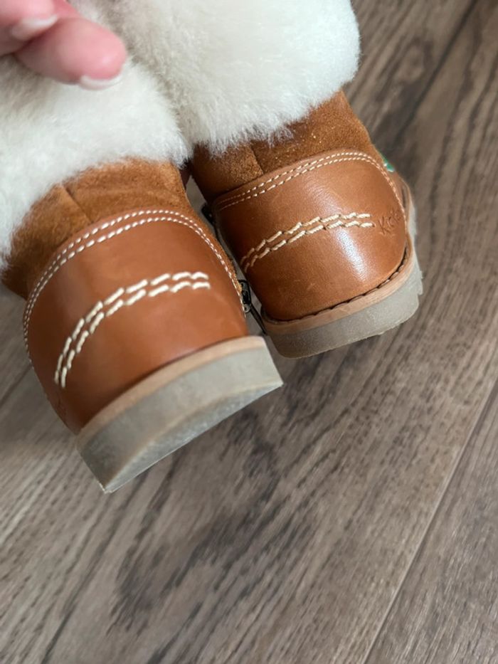 Bottines fourées cuir kickers 21 - photo numéro 5