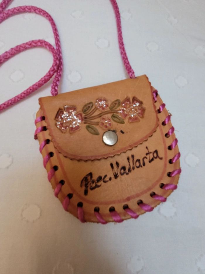 💓 Porte monnaie mignon en cuir du Mexique - photo numéro 3