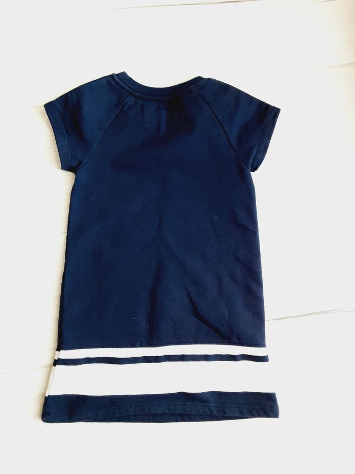 Vêtement fille robe marine cœur Best Sister Okaïdi 3 ans - photo numéro 4