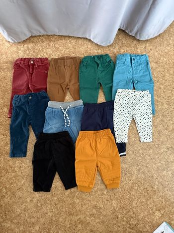 Vend lot pantalon garçon 3 mois