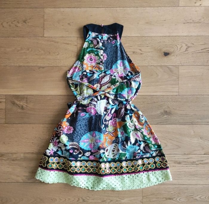 Robe d'été multicolore 100% coton - photo numéro 4