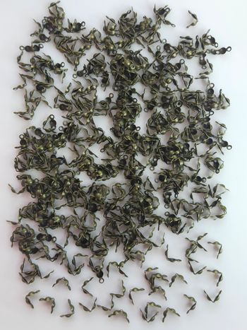 500 embouts à cache-noeuds bronze en métal Lot n°5621