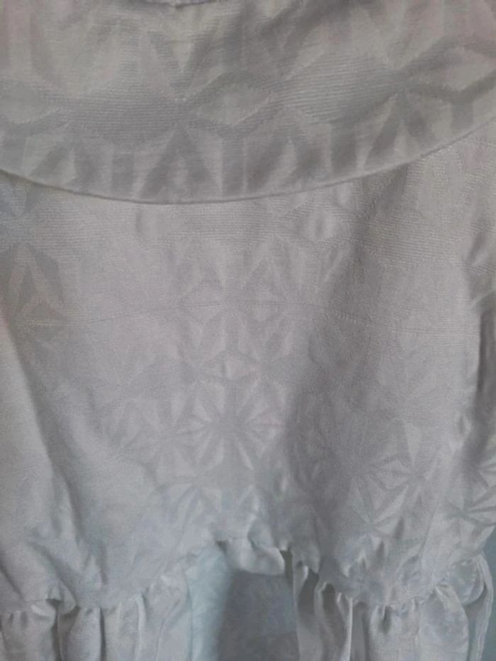 Robe chic motif jacquard blanc Okaïdi 6 ans - photo numéro 2