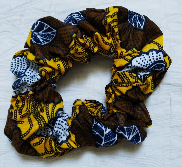 Wax gros chouchou élastique tissu africain