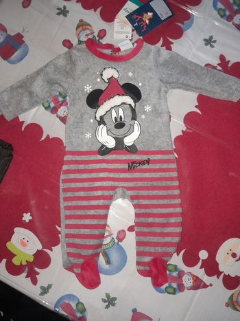 Pyjama mickey Noël 3mois
