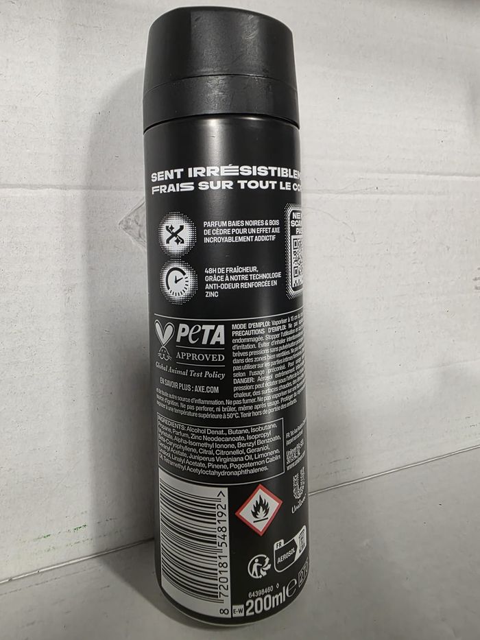 Déodorant AXE 200ml  Black - photo numéro 2