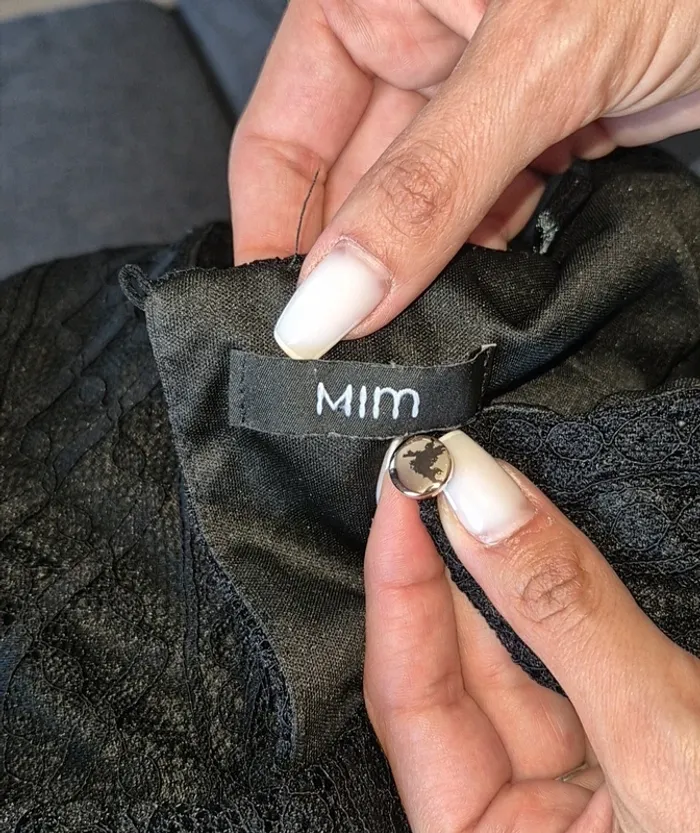 Robe longue en dentelles MIM Taille S - photo numéro 4