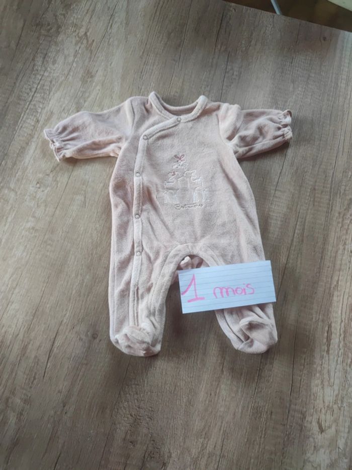 Pyjama/grenouillère velours