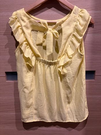 Débardeur femme  jaune pale 38 LH