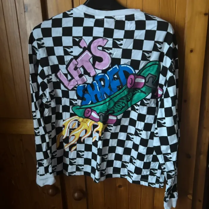 T-shirt à manche longues motif 11-12 ans - photo numéro 2