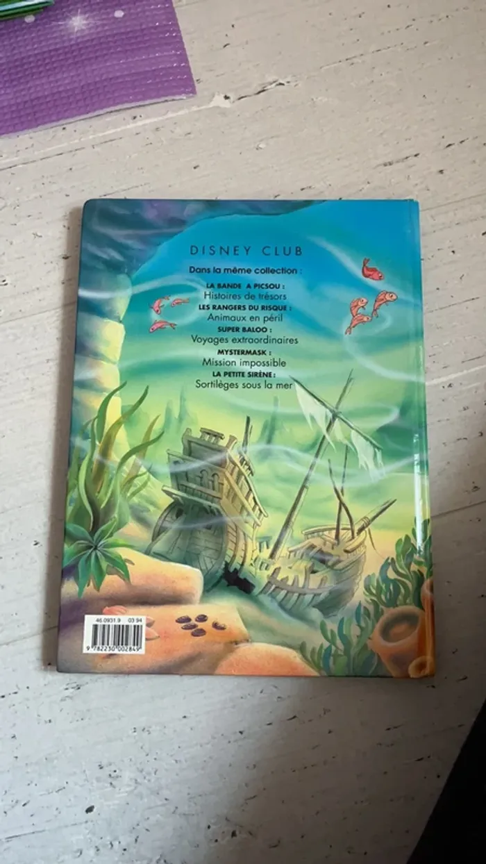 Livre Disney la petite sirène - photo numéro 3