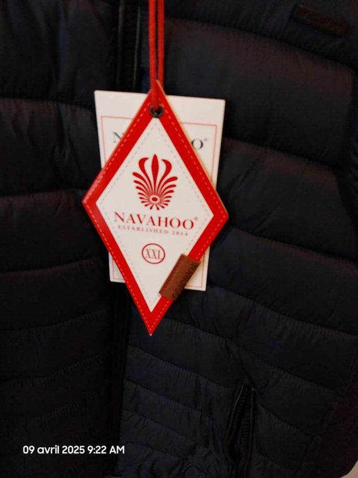 Zalando - Navahoo Lulana, Veste matelassée pour Dame mi-Saison Bleu Foncé XXL - Zalando - photo numéro 5