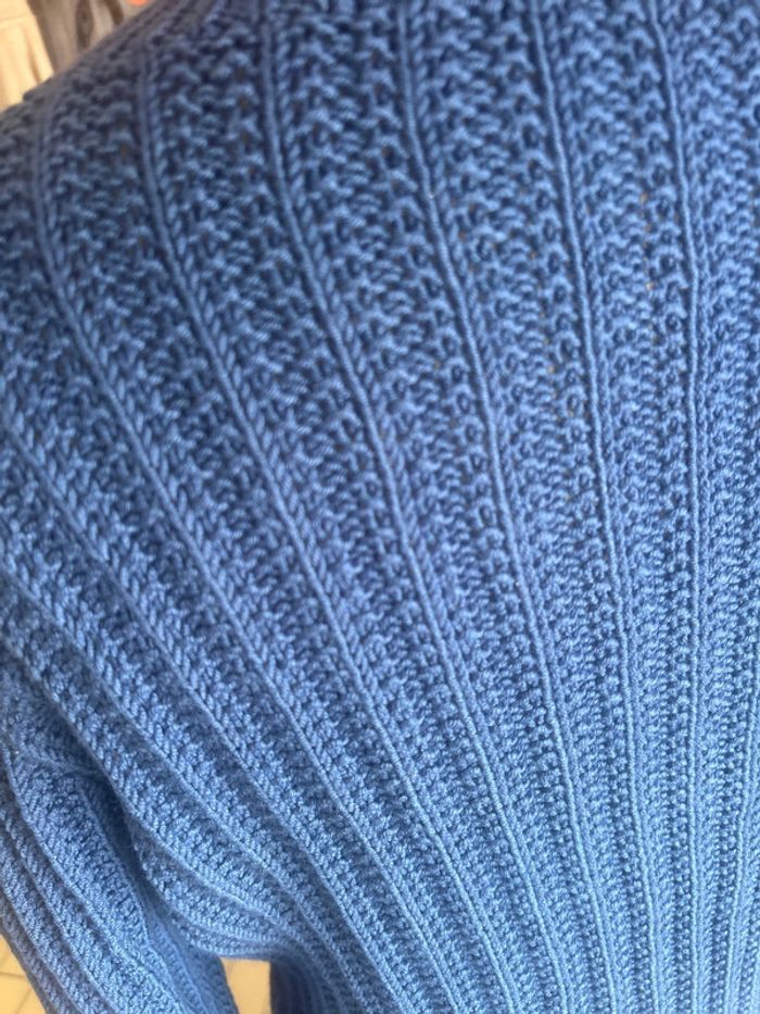 Joli pull bleu femme - photo numéro 3