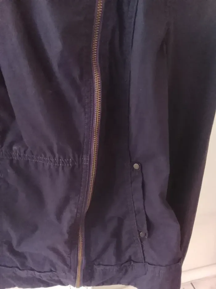 Veste violine en coton - photo numéro 7