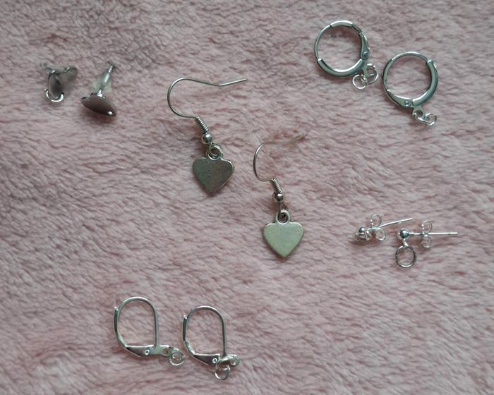 Boucles d'oreilles cœur