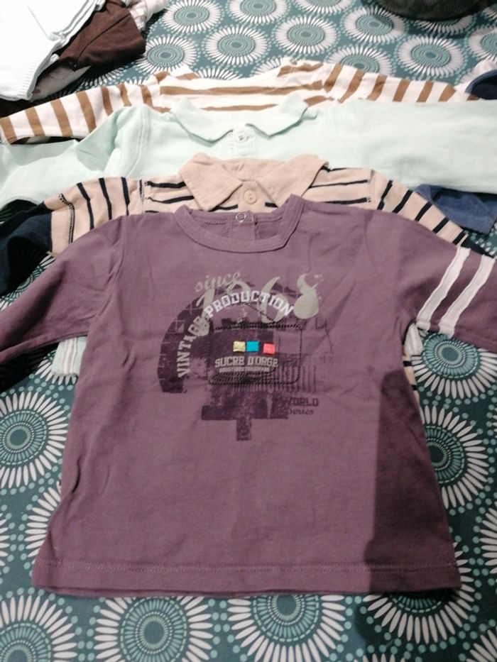 Lot 4 t-shirts manches longues